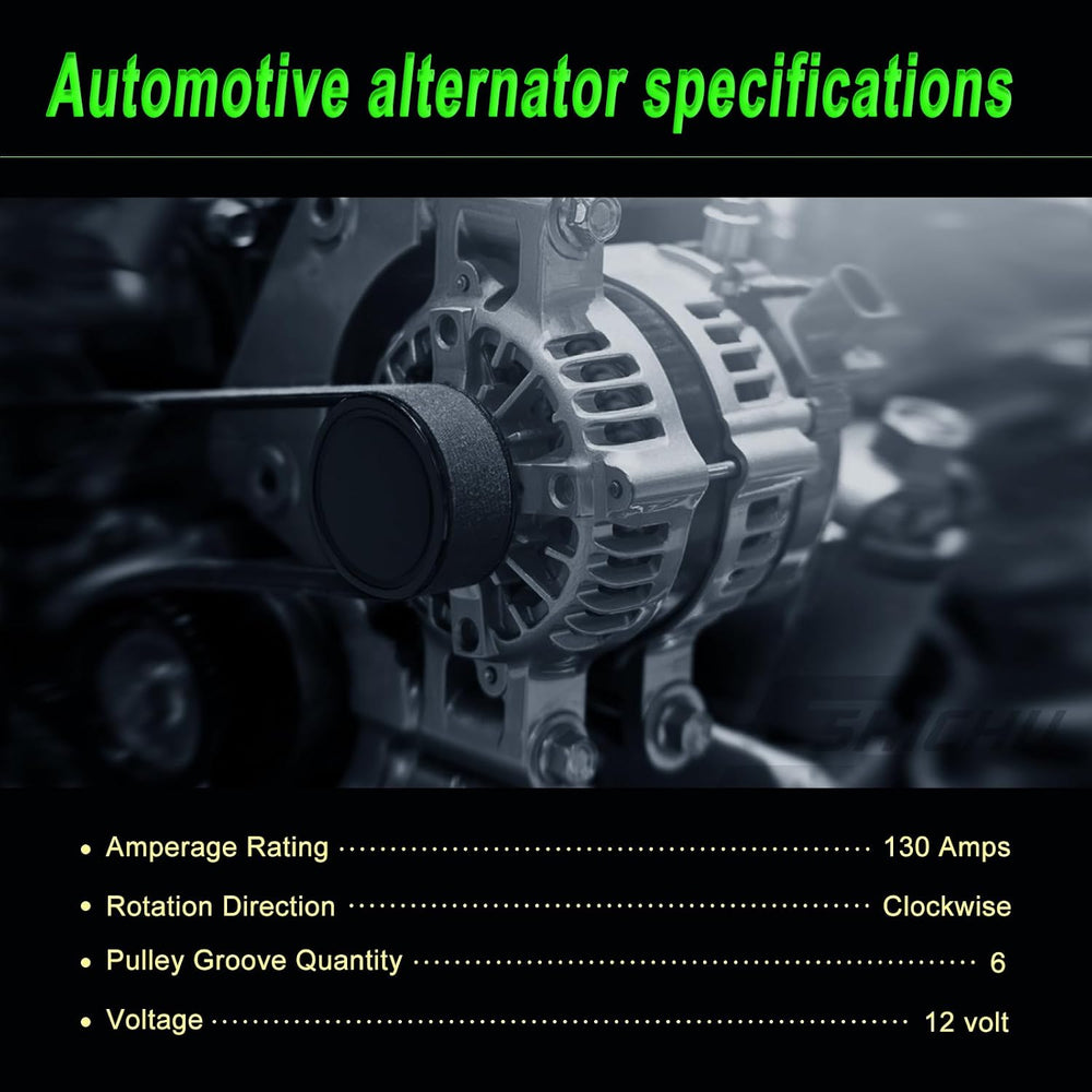 Alternator Compatible with 2008-2012 Accord 10 Accord Crosstour 3.5L