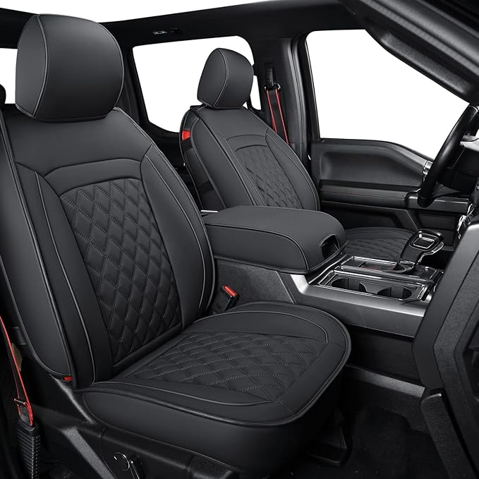 LUCKYMAN CLUB F150 Faux Leather Seat Covers Fit