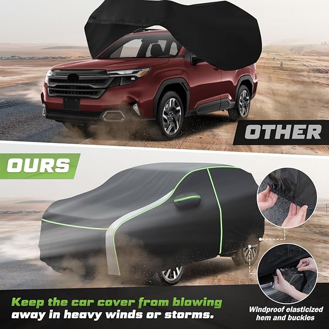 Mixsuper Liner Car Cover for Forester 2009-2026, All Weather Car Cover for