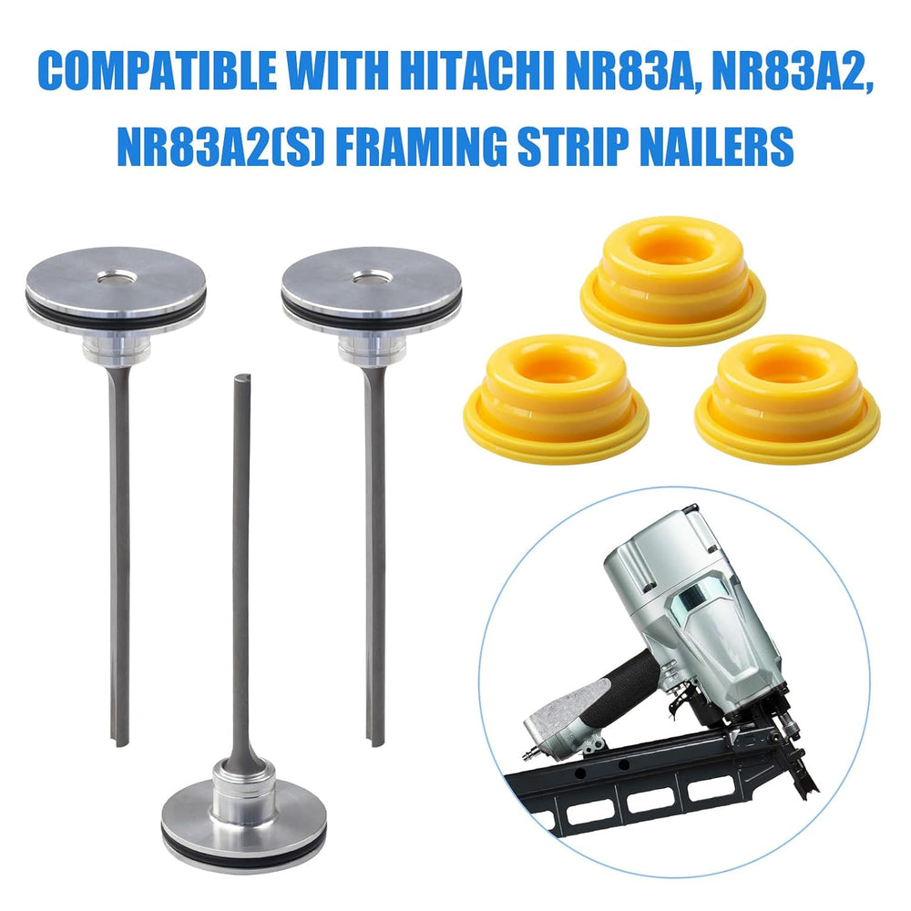 877-323 Piston Driver and 883-511 Bumper Kit Fit for Hitachi NR83A NR83A2 NR8...