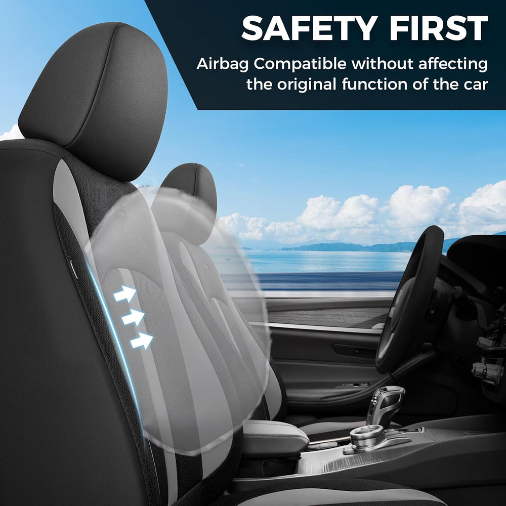 FLORICH Car Seat Covers, Breathable Mesh Automotive Seat Cover Full Sets, Fro...