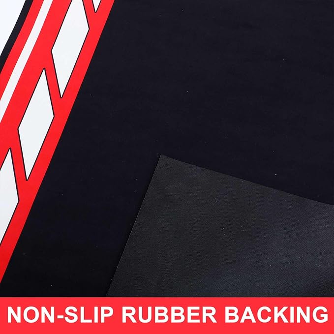 Motorcycle Mat 78 x 31 Inch Garage Floor Rug Washable Parking Mats