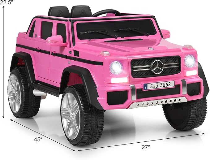 Costzon Ride on Car, Licensed Mercedes-Benz Maybach, 12V Battery Powered