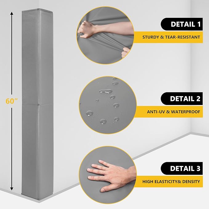 Wall Corner Guards & Edge Protector, Heavy Duty Wall Corner Protective Sa...