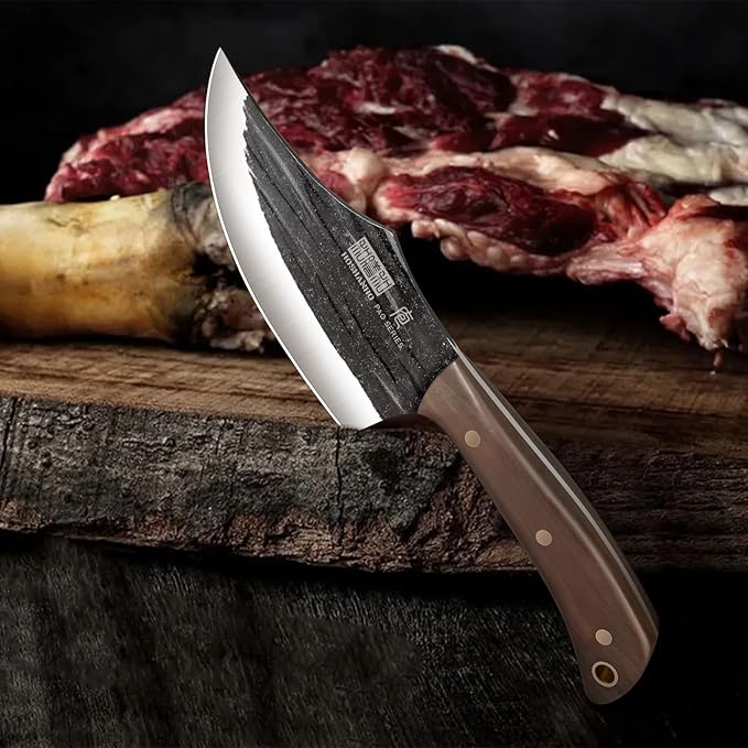 Butcher Knife Set, Hand Forged Butcher Chef Knife Set