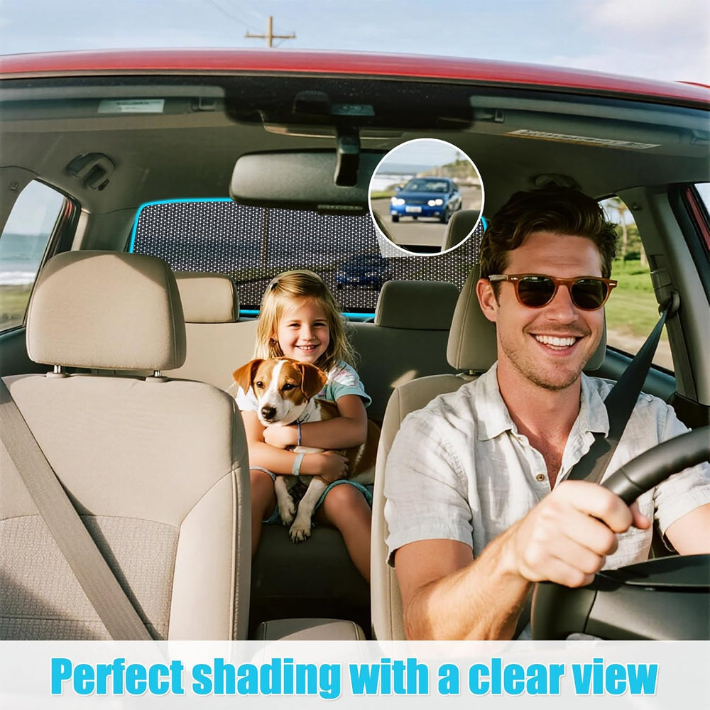 ZATOOTO Rear Window Sun Shade for Ford F150 2016-2024, Visible Back Windshiel...