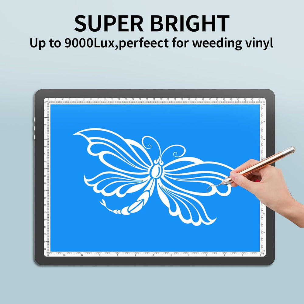 TOHETO Rechargeable A4 Light Pad for Diamond Painting, Ultra Bright Tracing L...