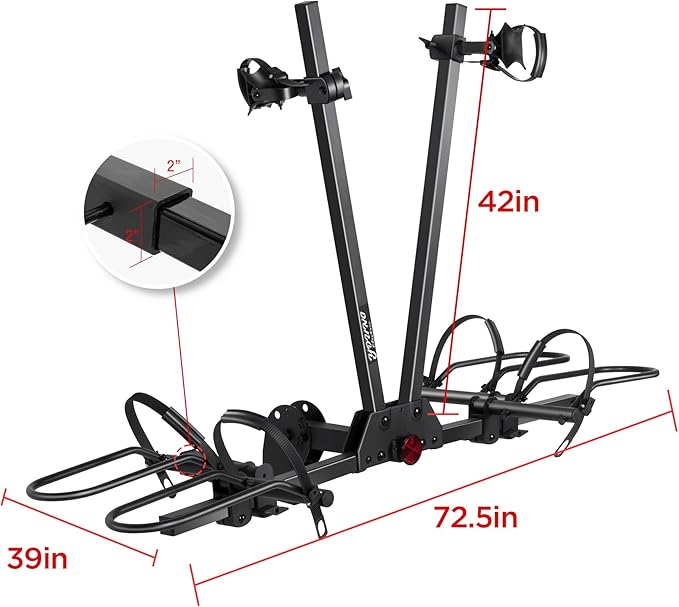 Young Hitch Mounted 2-Bike Rack