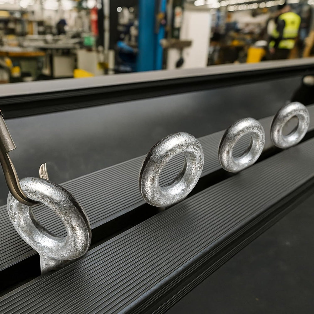 LEIFIDE 4 Pack 1/2" x 18" Eye Bolt with Nut, Hot Dipped Galvanized ...