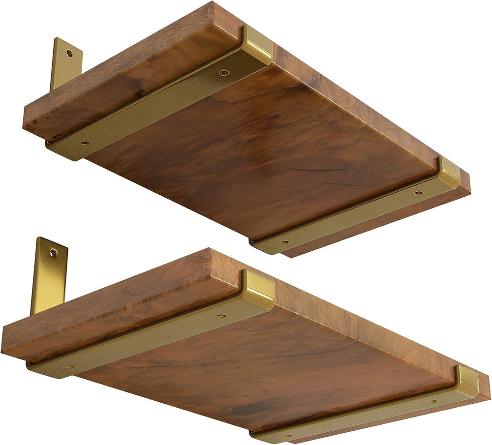 LEOPO 12 inch Shelf Bracket for DIY Floating Shelf, 1/5 inch Thick Heavy Duty...