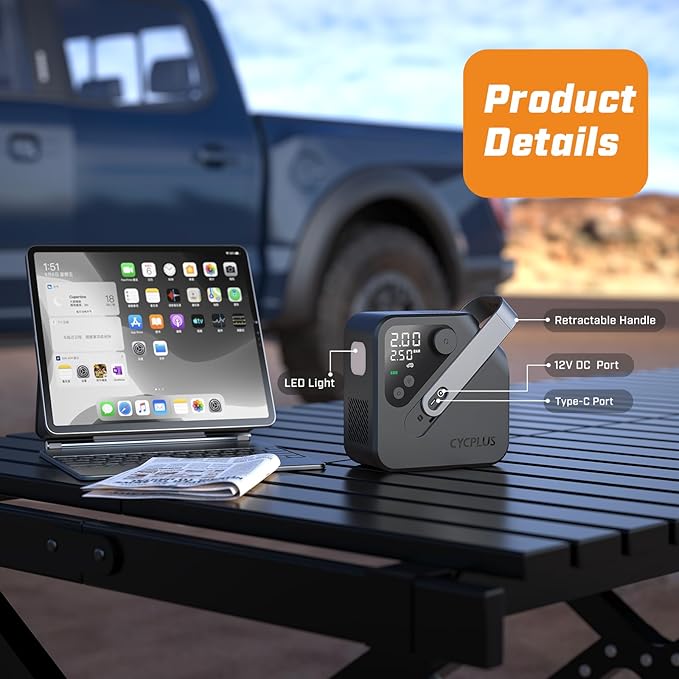 CYCPLUS AL7 Tire Inflator Portable Air Compressor