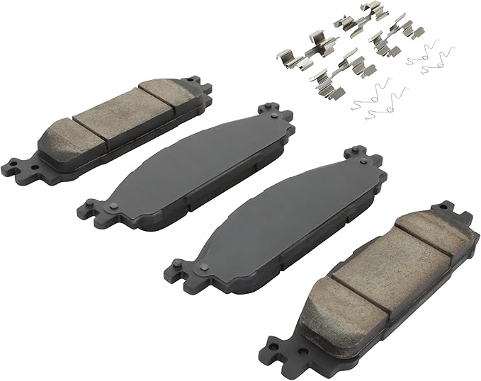 Premium Ceramic Front Brake Pads Compatible