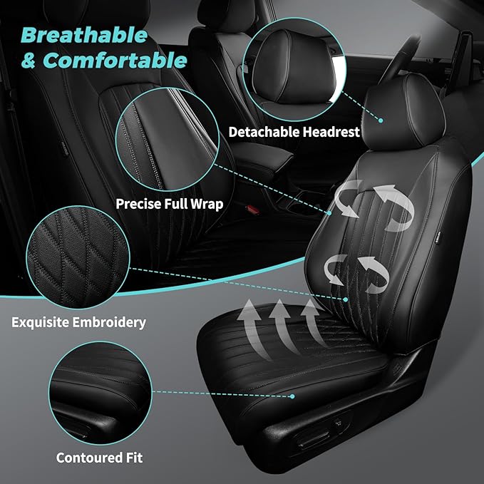 Seat Covers for Honda CRV 2023 2024 2025 2026 EX/EXL/LX/Sport/Touring/Special