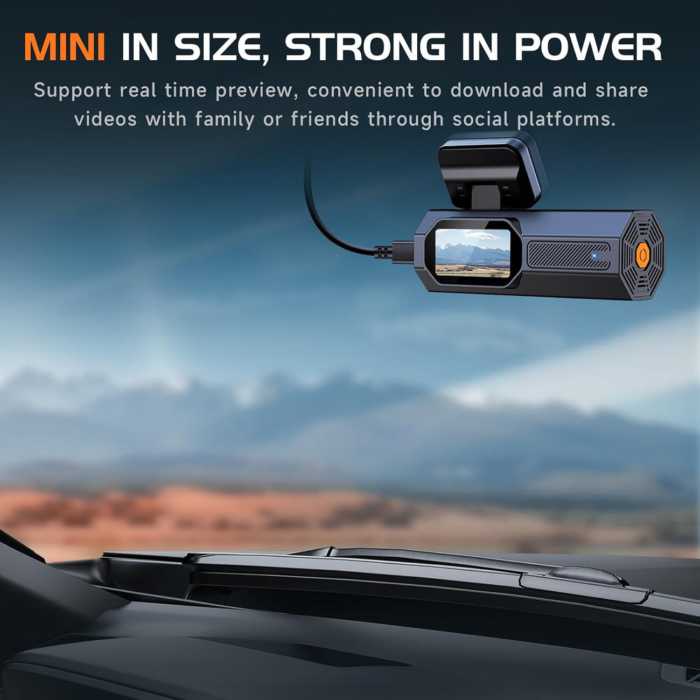 Veement V200Pro 2.5K WiFi Dash Cam with 1.47-Inch IPS Screen