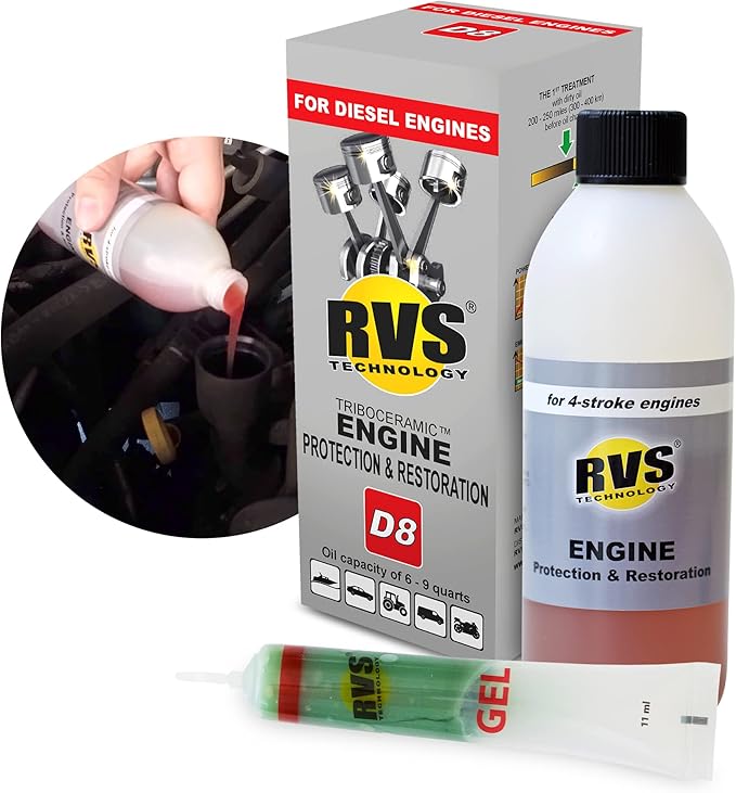 D8 engine oil treatment, For Diesel engines