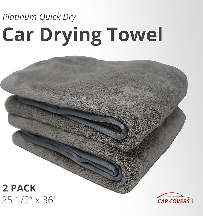 Microfiber Towels for Cars – Ultra-Absorbent Car Drying Towels, Scratch-Free ...