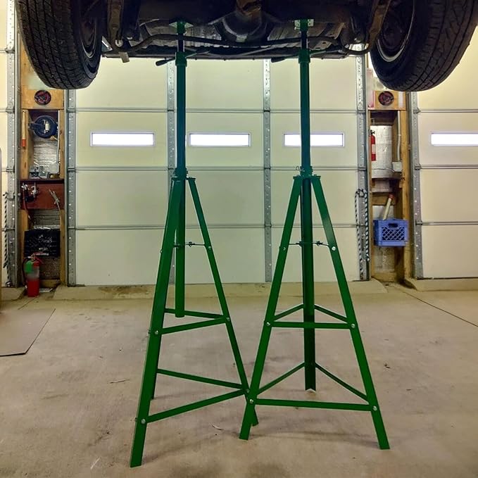 KUAFU 55.62"-79.48" Automotive Under Hoist Jack Stand 2 Ton High Lift
