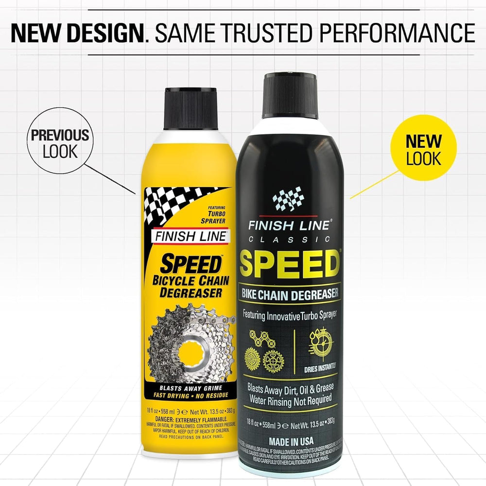 Finish Line Speed Bike Degreaser Bike Chains Gears Disc Brakes 3 Pack