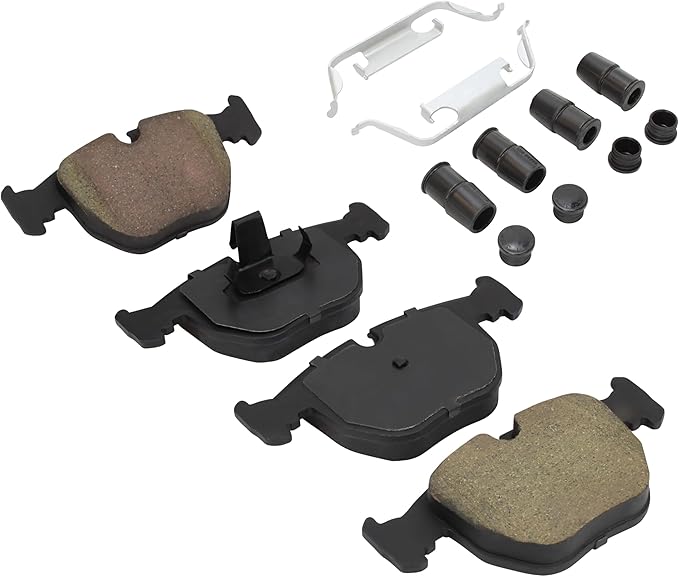 Premium Semi-Metallic Front Brake Pads Compatible