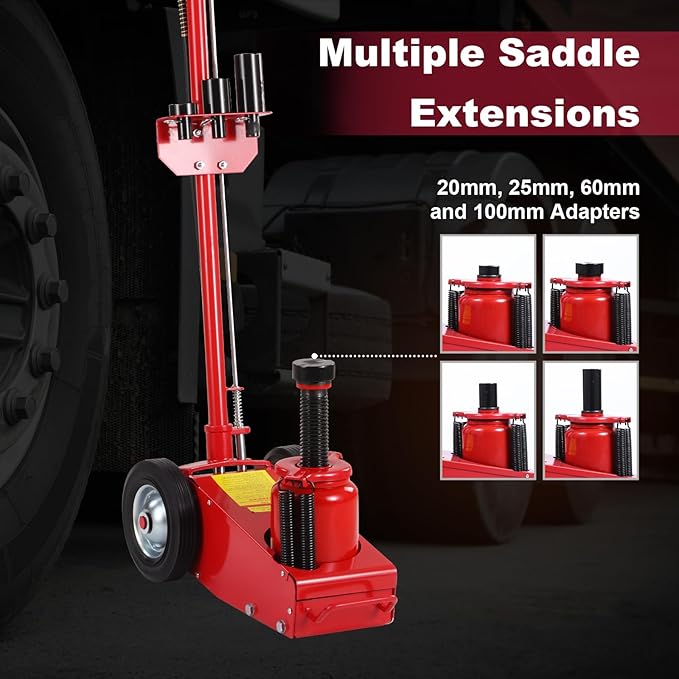 Stark USA Heavy Duty 35-Ton Air Hydraulic Floor Jack
