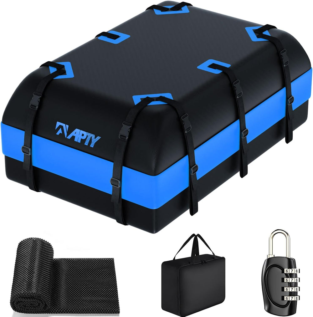 APTY 21 Cubic Feet Car Rooftop Cargo Bag Carrier, Soft Roof Top Luggage Bag f...