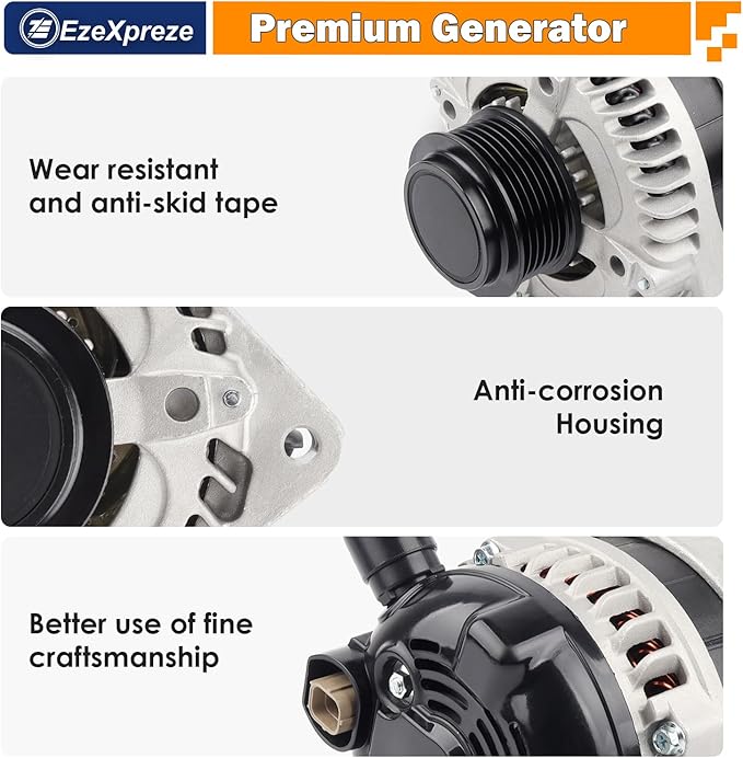 Ezexpreze Alternator Fit for Honda Odyssey 3.5L V6 2014-2017, 130Amp CW
