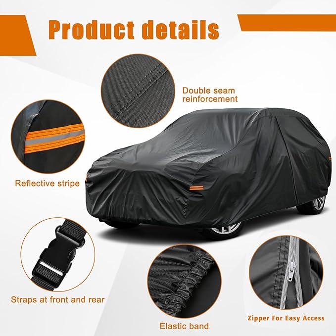 Kayme 7 Layers Car Cover Custom Fit
