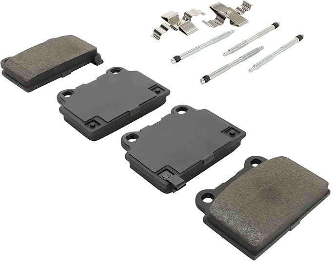 Premium Semi-Metallic Rear Brake Pads Compatible