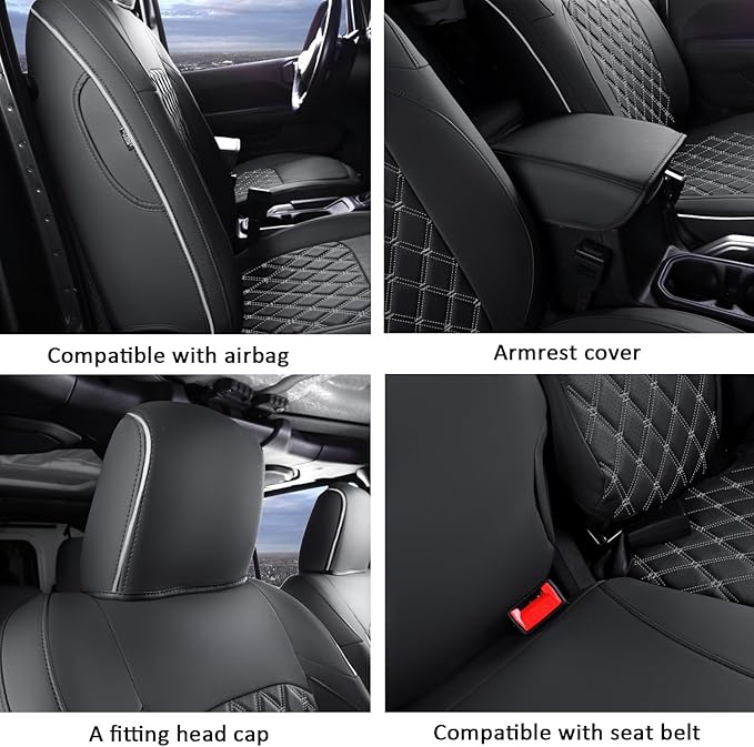 GIANT PANDA Customized Full Set Car Seat Covers