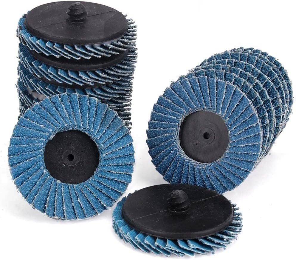 48 PCS 2 inch Flap Disc(40/60/80/120 Grits),T27 Zirconia Alumina