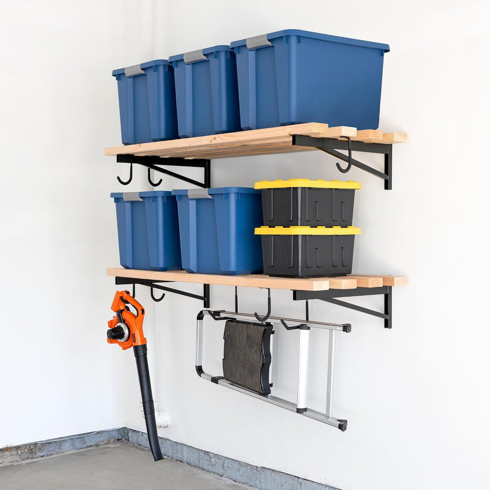 StoreYourBoard 24 Inch Heavy Duty Shelf Brackets, Set of 4 for 2' x 4'...