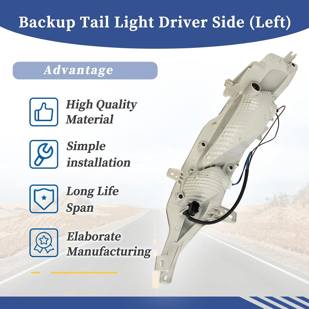 Back Up Tail Light Driver Side Compatible with Hyundai Tucson 2022 2023 2024 ...