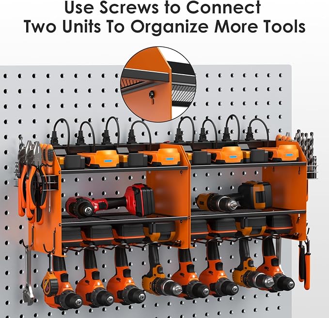 CCCEI Modular Power Tool Organizer Wall Mount