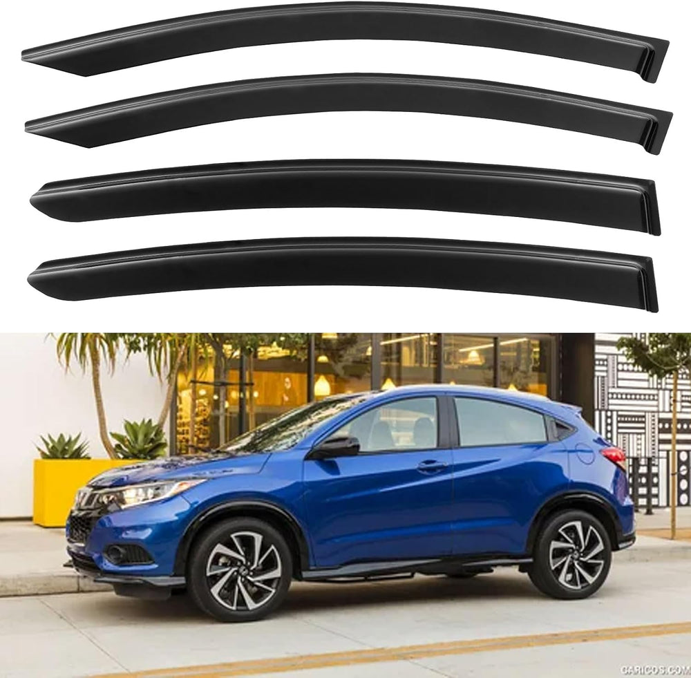Window Visors Rain Guards for 2016-2022 Honda HRV, Out-Channel Window Vent Wind