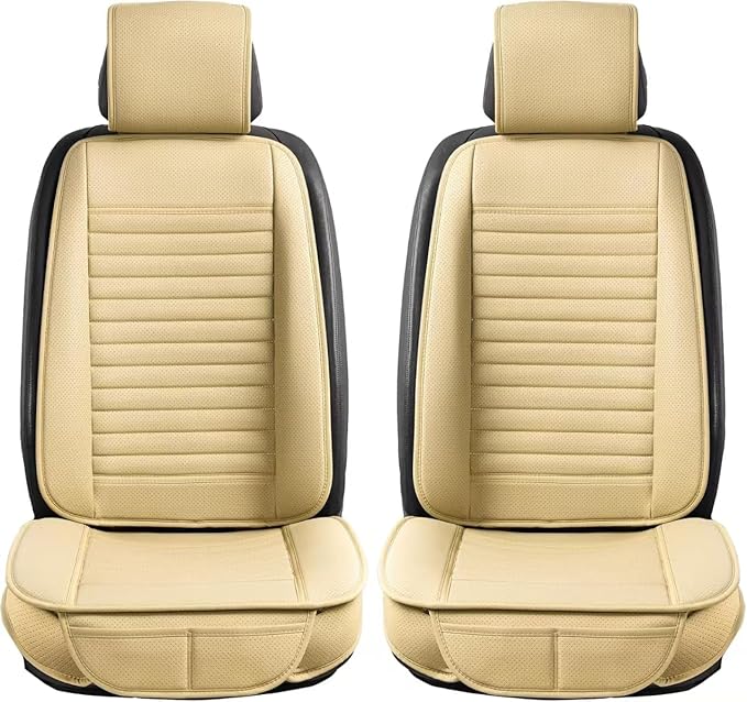 2pc Car Seat Covers, Luxury Car Protectors, Universal Anti-Slip Driver Seat