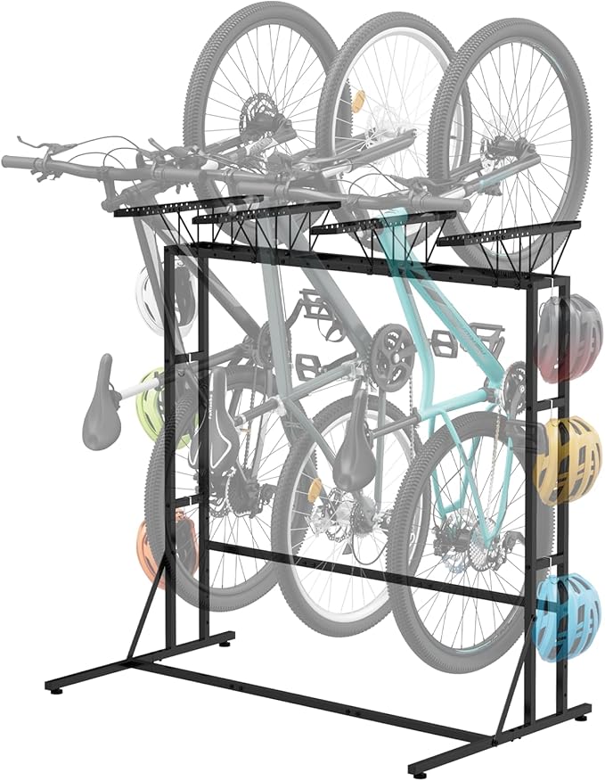 OYEAL Bike Rack Garage Floor Bike Storage Stand
