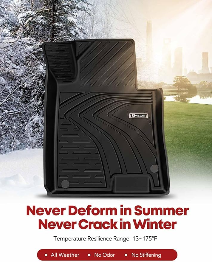 YHTAUTO Floor Mats Fit 2020-2024 Hyundai Sonata & 2021-2025 Kia K5 FWD