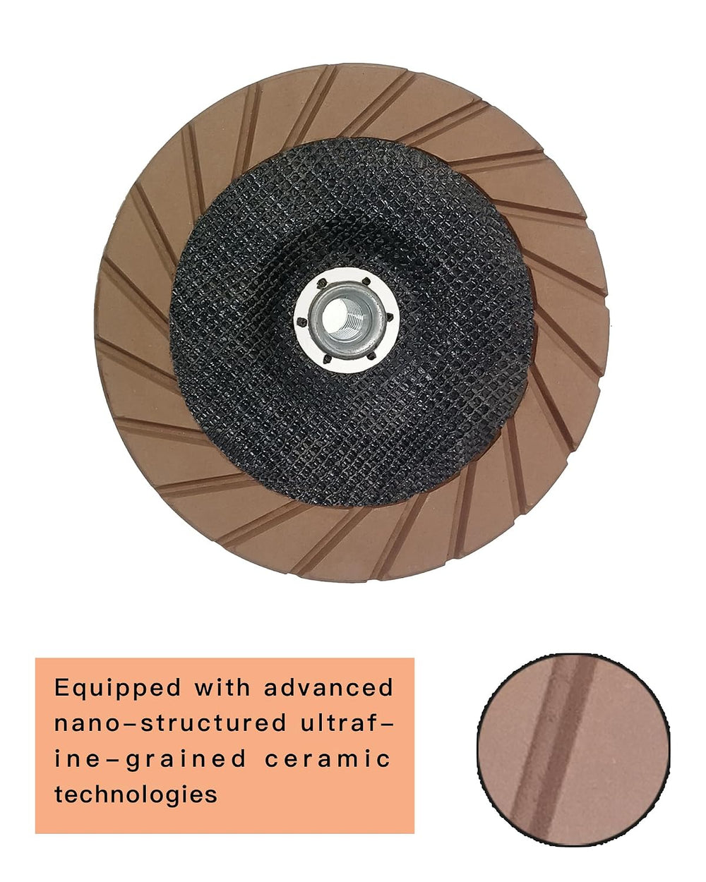 Concrete Grinding Cup Wheel 7" Ceramic Diamond Cup Wheel for Floor Grind...
