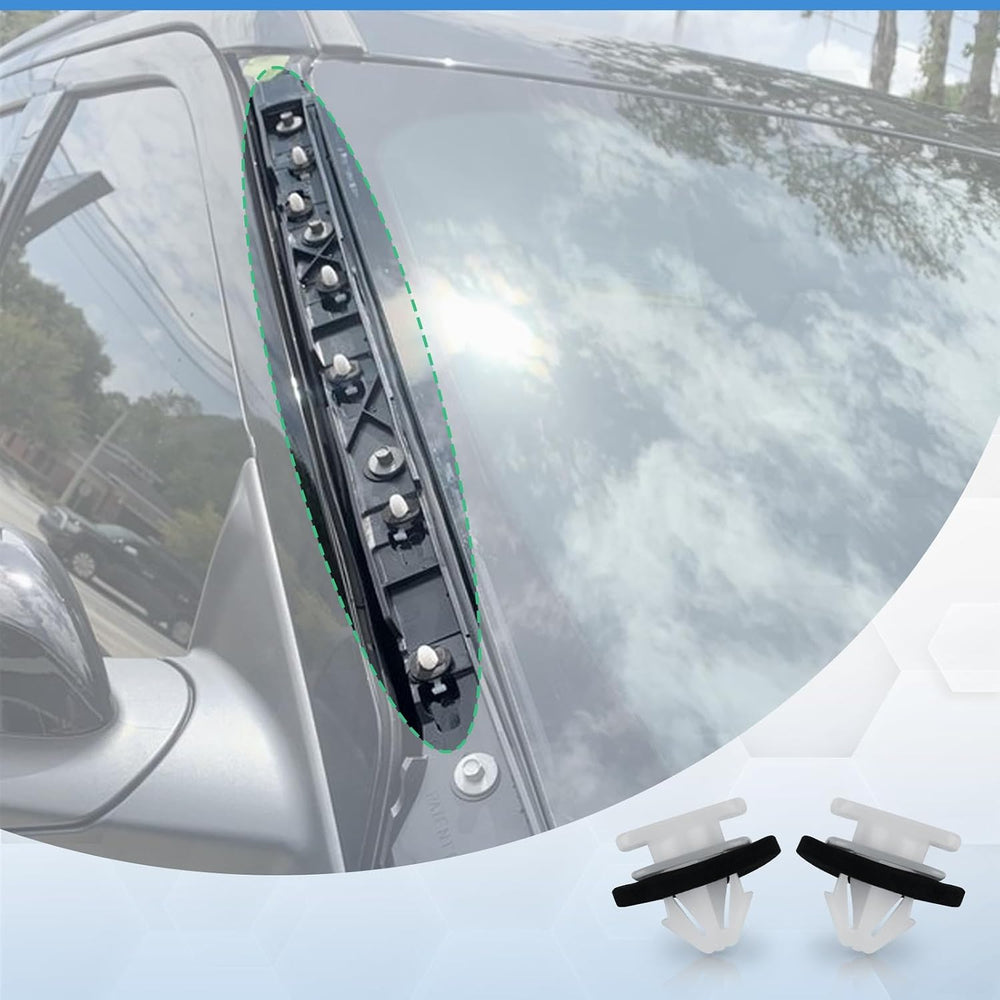 4 PCS Windshield A-Pillar Trim Molding Set Compatible with Ford Explorer 2011...