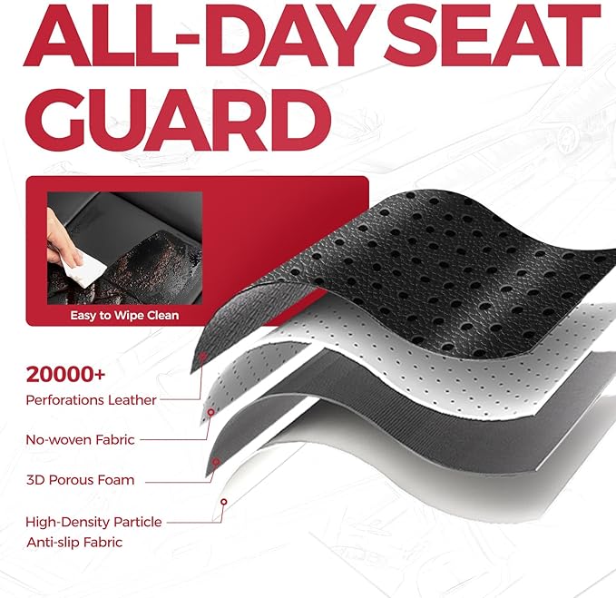 FREESOO Seat Covers for Honda CRV, Custom Fit Car Seat Covers for CRV LX EX