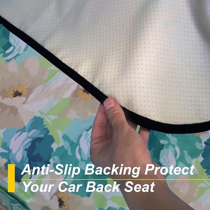 Back Seat Cover for Car Trucks Van SUV, Waterproof Rear Bench Towel Seat Covers