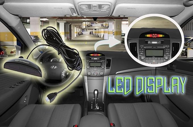 ZONETECH Car Reverse Backup Radar System (50 Pack)