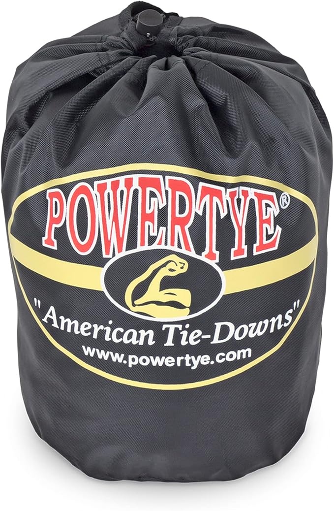 PowerTye - Made in USA - Heavy Duty Ratchet Tie Down Straps