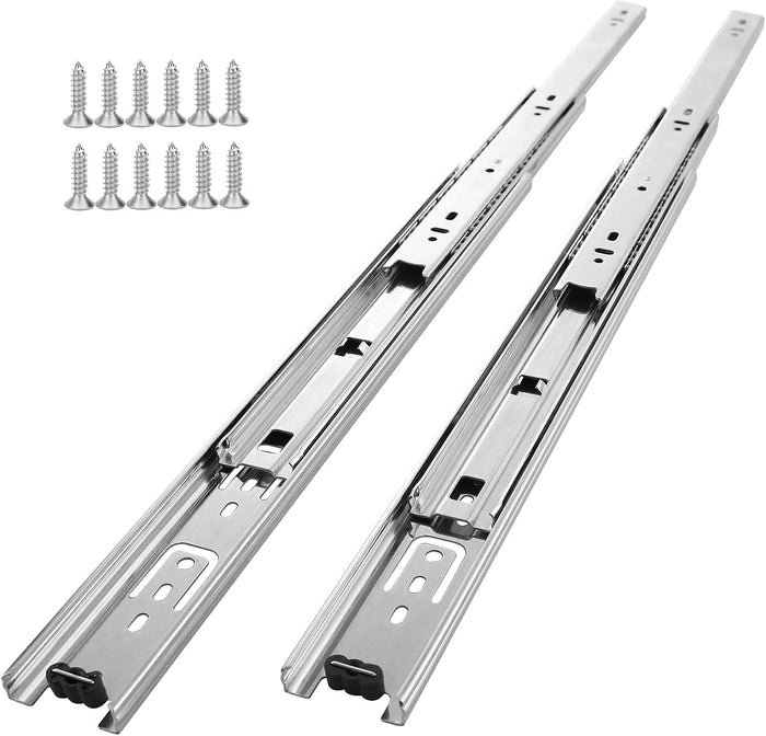 10 Pair of 22 Inch Full Extension Side Mount Drawer Slides