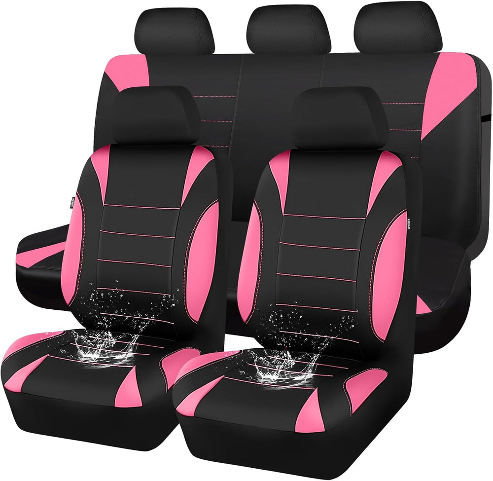 CAR PASS Waterproof Car Seat Covers Full Sets, Universal Fit Seat Covers for ...