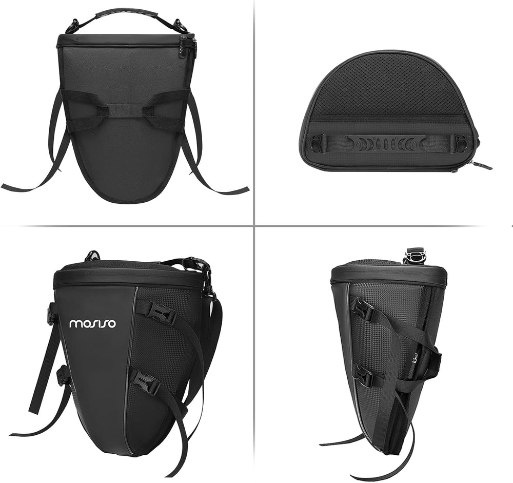 MOSISO Motorcycle Tail Bag Multifunctional Waterproof Polyester Storage Saddl...