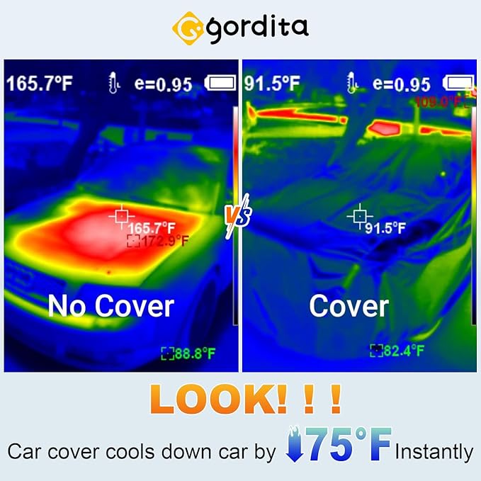 Car Cover Waterproof All Weather, GORDITA Full Exterior Covers