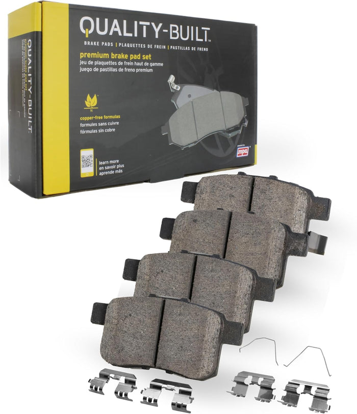 Premium Ceramic Rear Brake Pads Compatible