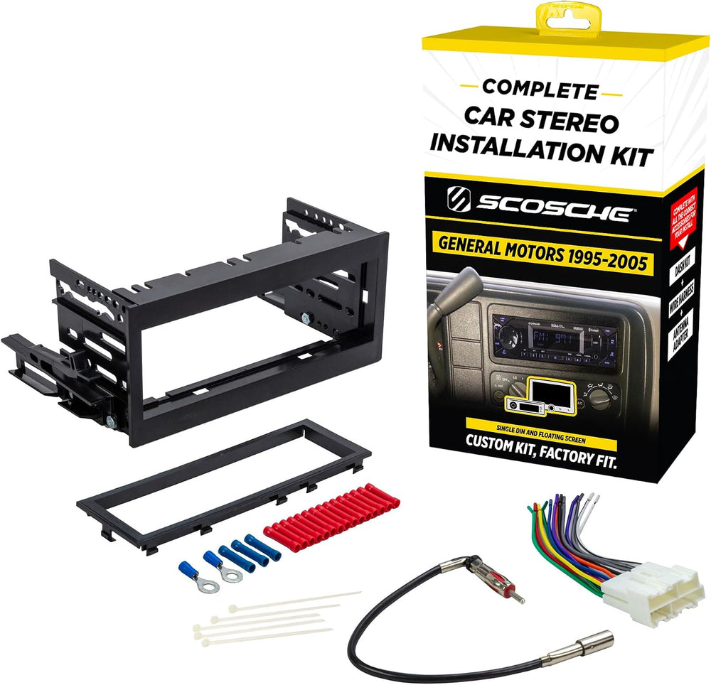 Scosche GM9505CS Complete Single DIN Stereo Installation Kit for Select Non-A...