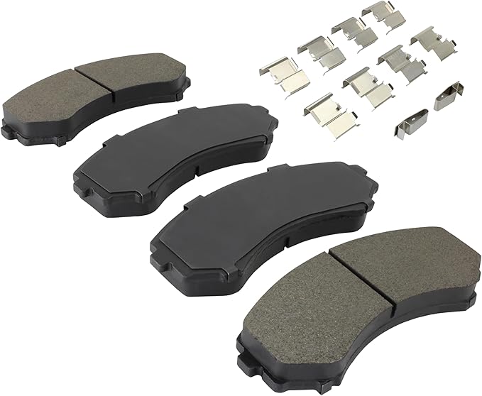 Premium Semi-Metallic Front Brake Pads Compatible